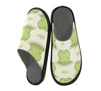 Graziose pantofole a forma di rana per uomo e donna, con rana animale, pantofole da casa per interni, scarpe da casa, camera da letto, scarpe da viaggio, Multi, 38/39 EU