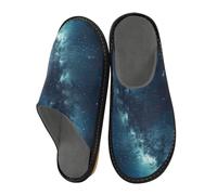 Graziose pantofole spa per gli ospiti scarpe da interno per uomo donna pantofole impermeabili per uomo, Cielo pieno di stelle, 10.5-11