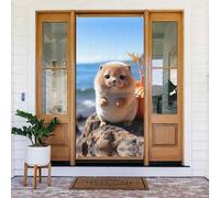 Graziosi copricapi decorativi per porte di mare con porcellini d'India, decorazioni per interni ed esterni, primavera/estate/autunno/inverno, decorazioni natalizie di Halloween