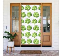 Graziosi coprisedia con stampa verde broccoli, decorazioni decorative per interni ed esterni, primavera, estate, autunno, inverno, Halloween, Natale, decorazioni per la casa
