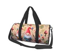 Graziosi gnomi borse da viaggio di grande capacità e borse sportive con manici ad anello nella parte superiore delle borse per il fine settimana e borse rotonde possono essere utilizzate sia da uomini