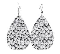 Graziosi orecchini pendenti a goccia con stampa a forma di pinguini, eleganti gioielli alla moda da donna per San Valentino e festival