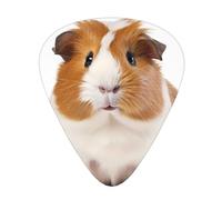 Graziosi plettri per chitarra, 12 pezzi, spessore 0,46 mm/0,71 mm/0,96 mm, con custodia per chitarra acustica-elettrica, ukulele, basso