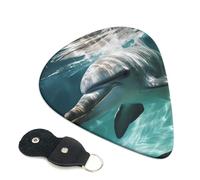 Graziosi plettri per chitarra, 6 plettri per chitarra, stampa su entrambi i lati, per chitarra acustica, basso, ukulele, chitarra elettrica (0,46 mm, 0,71 mm, 0,96 mm)