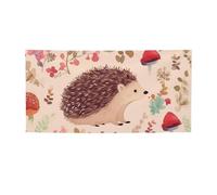 Graziosi striscioni e cartelli a forma di riccio, bandiere da appendere alla parete, striscione personalizzato per feste con 4 fori, sfondo con testo fotografico, sfondo per feste di compleanno, per