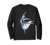 Grazioso Acquerello Ballerina Danza Balletto Amante Maglia a Manica