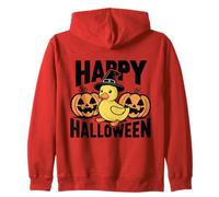 Grazioso anatroccolo Happy Halloween Felpa con Cappuccio