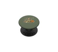 Grazioso annaffiatoio autunnale a forma di zucca con gatto PopSockets PopGrip Adesivo