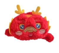 Grazioso artiglio per capelli per ragazze antiscivolo drago fascia per scattare foto Delicato peluche a forma di drago artiglio per capelli