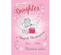 Grazioso biglietto di Natale per figlia - 25,4 x 17,8 cm - Piccadilly Greetings
