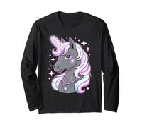 Grazioso Charm a Forma di Unicorno e magia Maglia a Manica