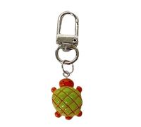 Grazioso ciondolo a forma di tartaruga ananas dal design unico, cinturino per telefono elegante, Medio, Lega acrilica, Nessuna pietra preziosa