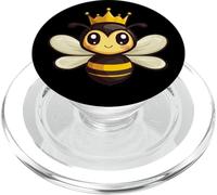 Grazioso costume da calabrone con corona per gli amanti degli insetti PopSockets PopGrip per MagSafe