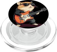 Grazioso costume da criceto per gli amanti della chitarra a dondolo PopSockets PopGrip per MagSafe