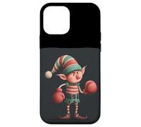 Grazioso costume da elfo in scatola Arena per Natale di boxe Custodia per iPhone 12 mini