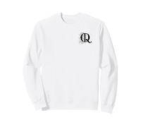 Grazioso Design con monogramma Q Fiorito Felpa