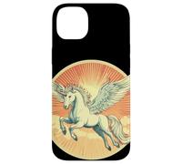 Grazioso Pegaso con ali celesti in volo Custodia per iPhone 14 Plus