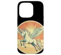 Grazioso Pegaso con ali celesti in volo Custodia per iPhone 14 Pro