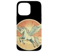 Grazioso Pegaso con ali celesti in volo Custodia per iPhone 14 Pro Max