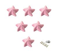 Grazioso pomello in ceramica per cameretta dei bambini, maniglie in ceramica per cassetti, confezione da 6 pezzi