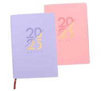 Grazioso taccuino, taccuino personalizzato, 2 pezzi 2025 Pianificazione delle attività quotidiane Taccuino di scrittura Taccuino di agenda Taccuino di pianificazione giornaliero Taccuino di pianificaz