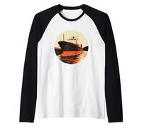 Grazioso vestito da nave per gli amanti delle navi e dei porti Maglia con Maniche Raglan