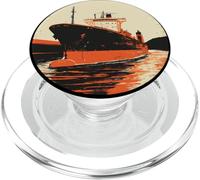 Grazioso vestito da nave per gli amanti delle navi e dei porti PopSockets PopGrip per MagSafe