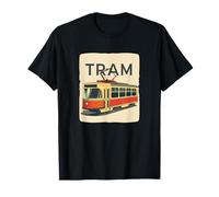 Grazioso vestito da tram per ragazzi e ragazze Maglietta