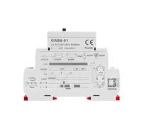 GRB8-01/02 Interruttore Crepuscolare Su Guida DIN Relè Sensore Di Luce Temporizzato Fotoelettrico AC110V-240V Auto ON OFF(GRB8-01 AC110-240V)