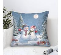 GRBASNDOU Cuscini Natalizi Per Divano 40x40cm Federe Natalizi Confortevoli E Durevoli, Perfette Per Ogni Momento Speciale
