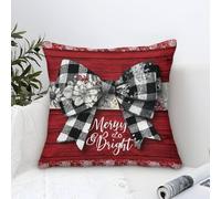 GRBASNDOU Cuscini Natalizi Per Divano 40x40cm Federe Natalizi Confortevoli E Durevoli, Perfette Per Ogni Momento Speciale