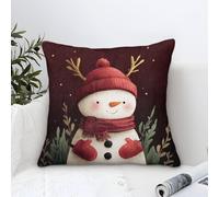 GRBASNDOU Cuscini Natalizi Per Divano 40x40cm Federe Natalizi Confortevoli E Durevoli, Perfette Per Ogni Momento Speciale