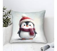 GRBASNDOU Cuscini Natalizi Per Divano 50x50cm Federe Natalizi Confortevoli E Durevoli, Perfette Per Ogni Momento Speciale