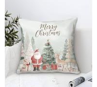 GRBASNDOU Cuscini Natalizi Per Divano 50x50cm Federe Natalizi Confortevoli E Durevoli, Perfette Per Ogni Momento Speciale