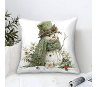 GRBASNDOU Cuscini Natalizi Per Divano 50x50cm Federe Natalizi Confortevoli E Durevoli, Perfette Per Ogni Momento Speciale