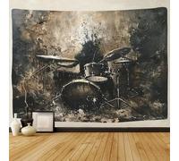GRBASNDOU Death Rock Arazzo Da Parete, Musica heavy metala Estetico Decorazione Da Parete Per Camera Da Letto Per Camera Da Letto Soggiorno Dormitorio Decorazione Da Parete 130cmx150cm