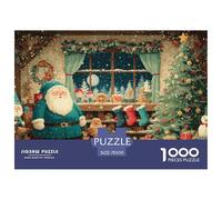 GRBASNDOU Puzzle 1000 Pezzi | Con Immagini Del Puzzle Natale | Per Adulti | Dimensione 70x50cm/1000pcs | Regalo