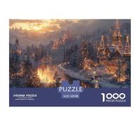 GRBASNDOU Puzzle 1000 Pezzi | La Magia Del Puzzle Natale | Per Adulti | Misura 52x38cm/1000pcs | Regalo