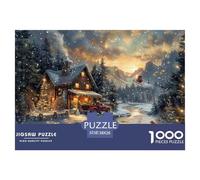 GRBASNDOU Puzzle 1000 Pezzi Natale | Adatto A Adulti E Adolescenti | Misura Finale 38x26cm/1000pcs | Regalo