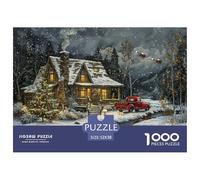 GRBASNDOU Puzzle 1000 Pezzi Natale | Adatto A Adulti E Adolescenti | Misura Finale 52x38cm/1000pcs | Regalo