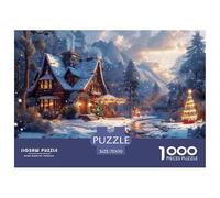 GRBASNDOU Puzzle 1000 Pezzi Natale | Adatto A Adulti E Adolescenti | Misura Finale 70x50cm/1000pcs | Regalo