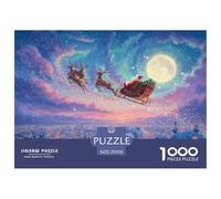 GRBASNDOU Puzzle 1000 Pezzi Natale | Adatto A Adulti E Adolescenti | Misura Finale 70x50cm/1000pcs | Regalo