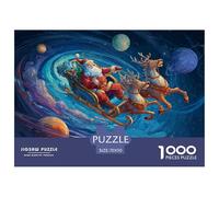 GRBASNDOU Puzzle 1000 Pezzi Natale | Adatto A Adulti E Adolescenti | Misura Finale 70x50cm/1000pcs | Regalo