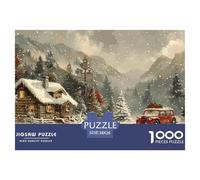 GRBASNDOU Puzzle 1000 Pezzi Natale | Per Adulti E Bambini (16+) | Dimensione 38x26cm/1000pcs | Regalo Di Natale