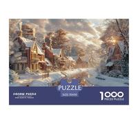 GRBASNDOU Puzzle 1000 Pezzi Natale | Per Adulti E Bambini (16+) | Dimensione 70x50cm/1000pcs | Regalo Di Natale