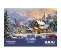 GRBASNDOU Puzzle Natale 1000 Pezzi | Per Adulti E Famiglie | Dimensione 52x38cm/1000pcs | Regalo Di Alta Qualità