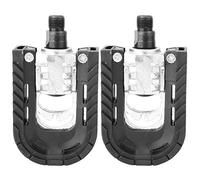 Grcfumo 1 Pair Bike Pedals, Aluminum Alloy Folding Pedal, Non Slip Pad for Mountain Road Bike