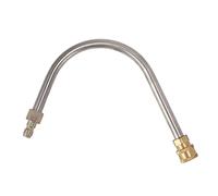 Grcfumo 1 Pc Estensione per idropulitrici, Accessori per idropulitrici, Acciaio Inox Ottone 4000psi Pollici connessione Rapida idropulitrici Asta Curva Lancia Spray per la Sostituzione a Forma di U