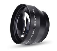 Grcfumo 1 PC LENS, lente teleconverter per telecamera a montaggio professionale, accessorio per teleconverter universali da 67 mm 2,2x Accessorio per fotocamere DSLR