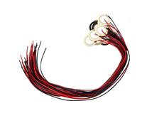 Grcfumo 15 pezzi di dischi piezoelettrici da 20 mm, trasduttore a disco che indica il trigger del microfono, trasduttore che indica il trigger del microfono con fili da 9,8